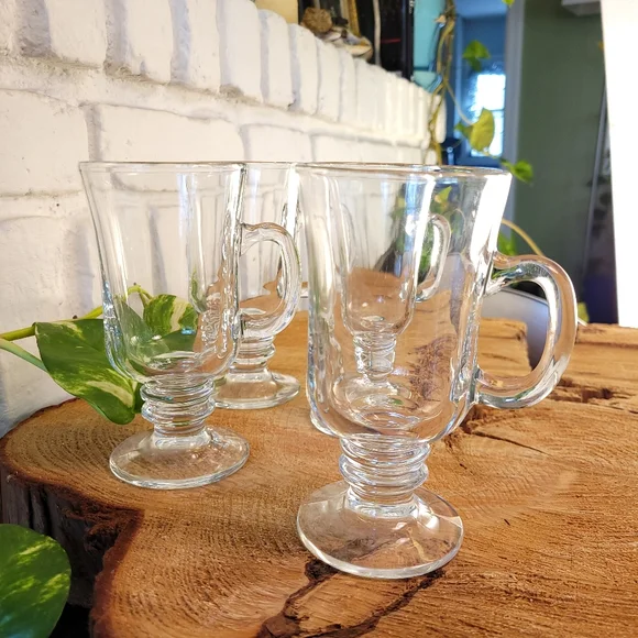 Set of 4 Irish coffee/cappuccino mugs - Picture 13 of 14